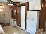 Pantry and Rolling Cart Side of Kitchen, Refrigerator with Ice Maker